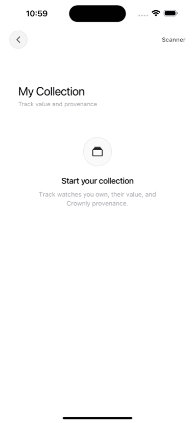 Crownly app — Collection